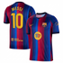 Selfika™ Barcelona Legacy Tapestry Tech Top – Men's Red & Blue Player Sport Jersey (Messi #10)