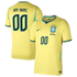 Selfika™ Brazil Classic 2026 Home Custom Soccer Jersey - Yellow & Green Stadium Sport Top