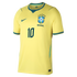 Selfika™ Brazil Classic 2026 Home Soccer Jersey 10# - Yellow & Green Stadium Edition Sport Top