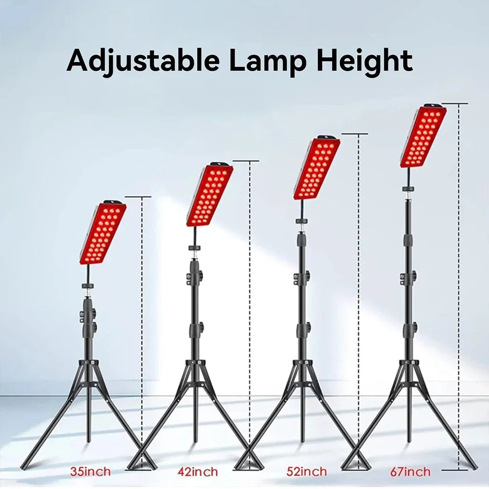 Selfika™ Clinical-Grade Red Light Therapy Lamp – 660nm & 850nm Deep-Penetrating LED Device for Pain Relief & Skin Rejuvenation
