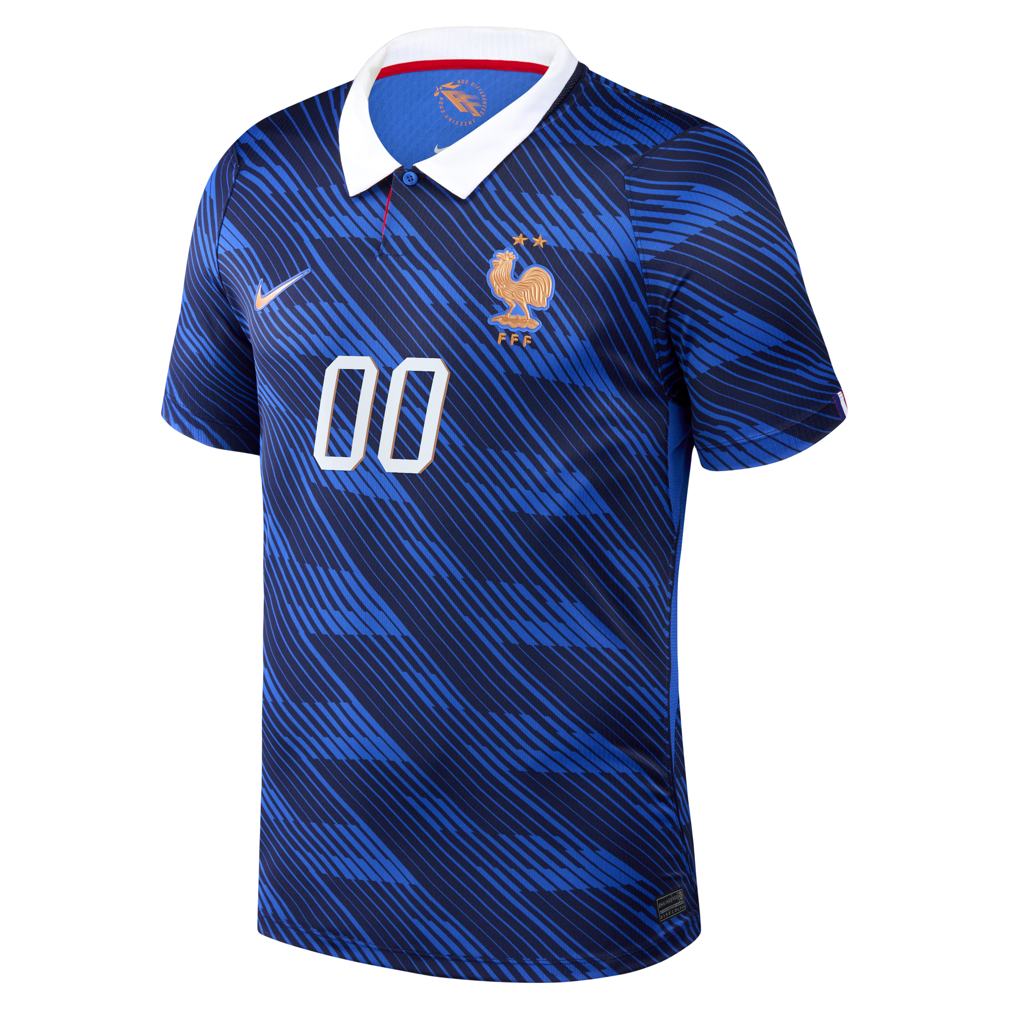 Selfika™ France Classic 2026 Home Custom Soccer Jersey - Blue & Tricolor Stadium Sport Top