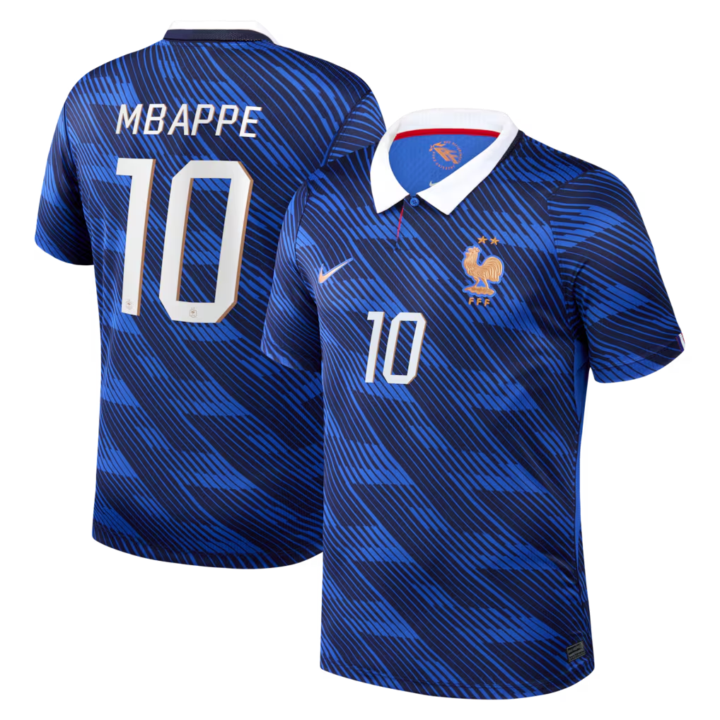 Selfika™ France Classic 2026 Home Soccer Jersey - Blue & Tricolor Stadium Edition Sport Top