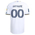 Selfika™ Galaxy Edition VeloCITY Sash Top – Men's White Custom Name & Number Sport Top