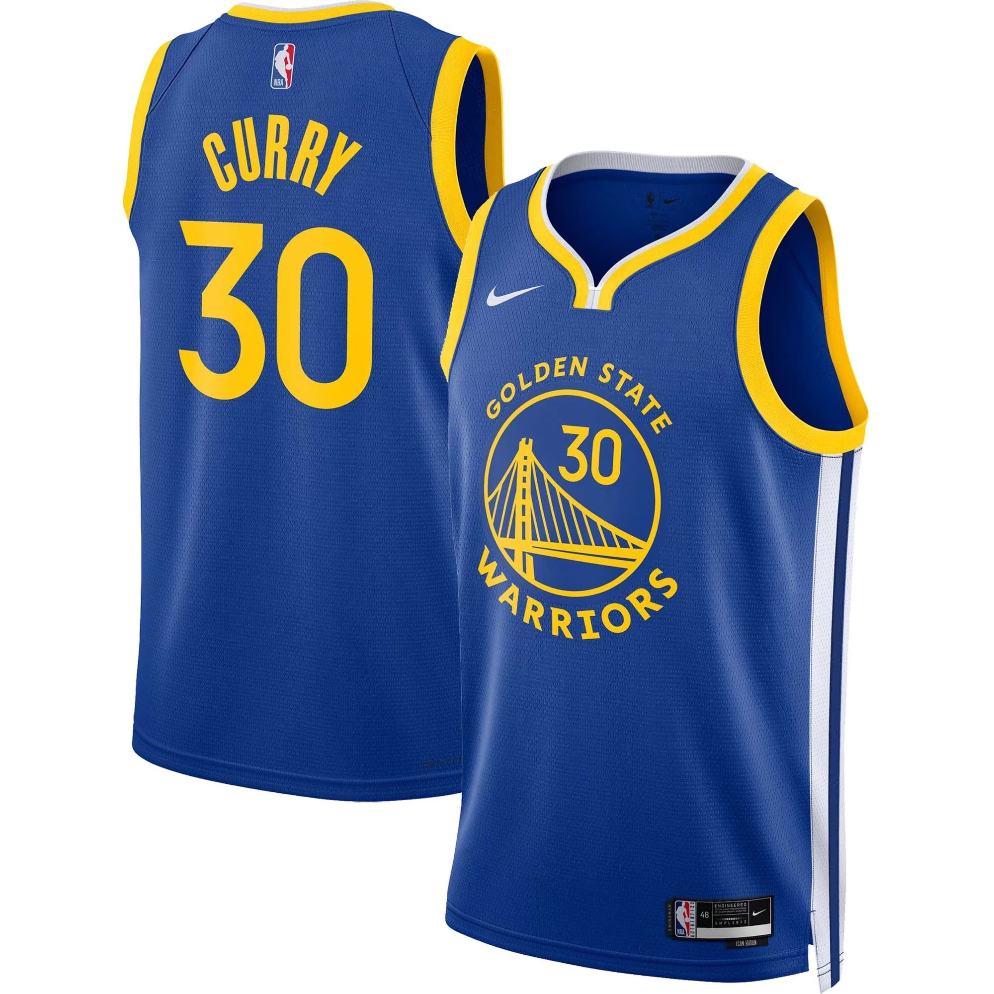 Selfika™ Golden State Classic Royal Basketball Jersey - Icon Edition Sport Vest