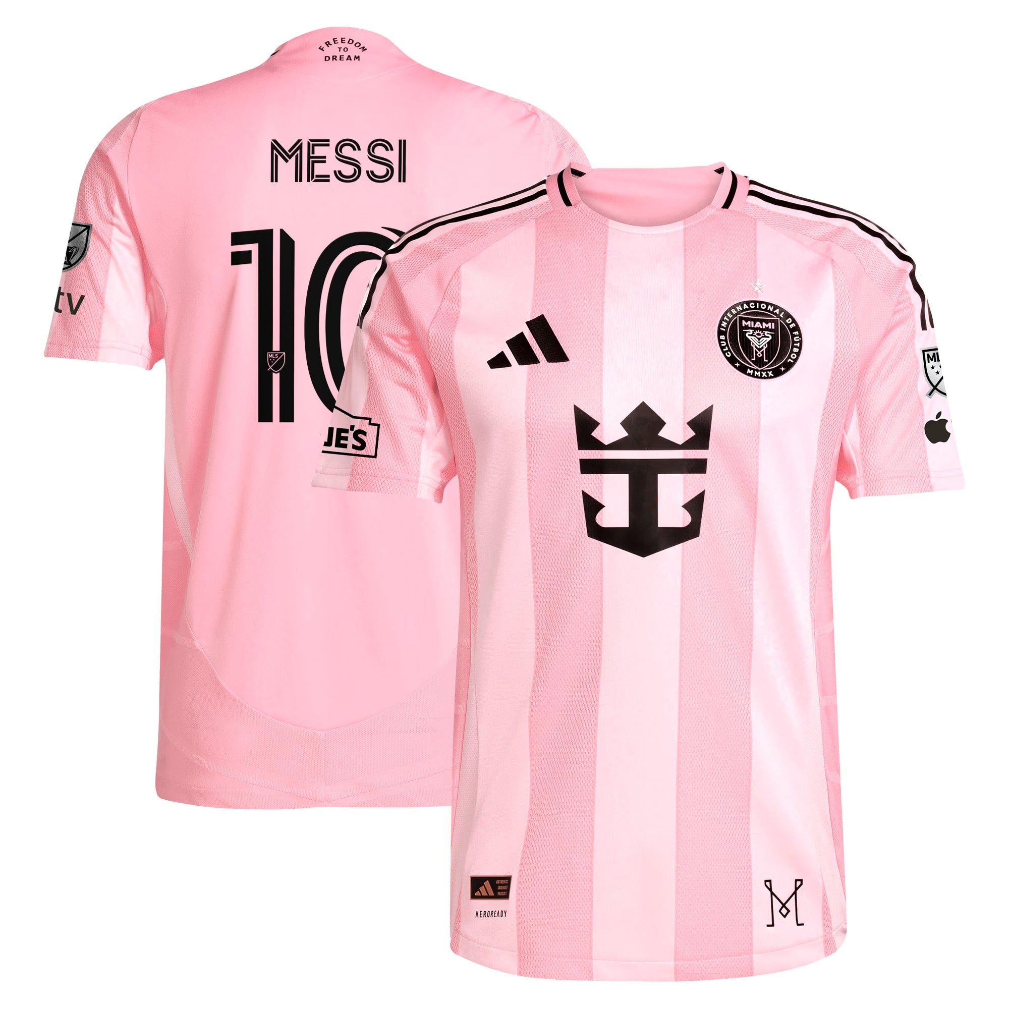 Selfika™ Inter Miami Classic Pink Soccer Jersey - Men's Official On-Field Edition Sport Top