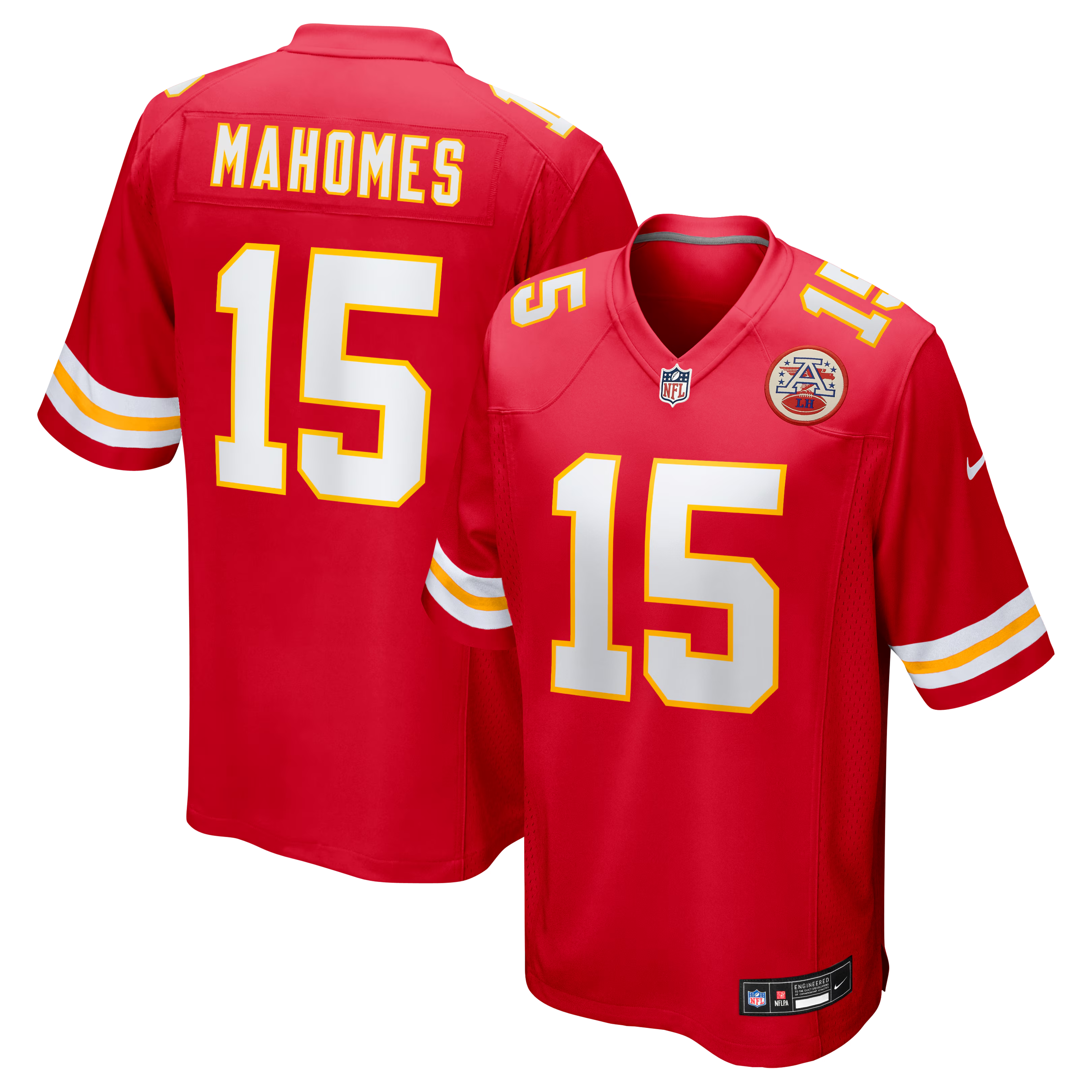 Selfika™ Kansas City Classic Red Football Jersey - Men's Gridiron Edition Sport Top
