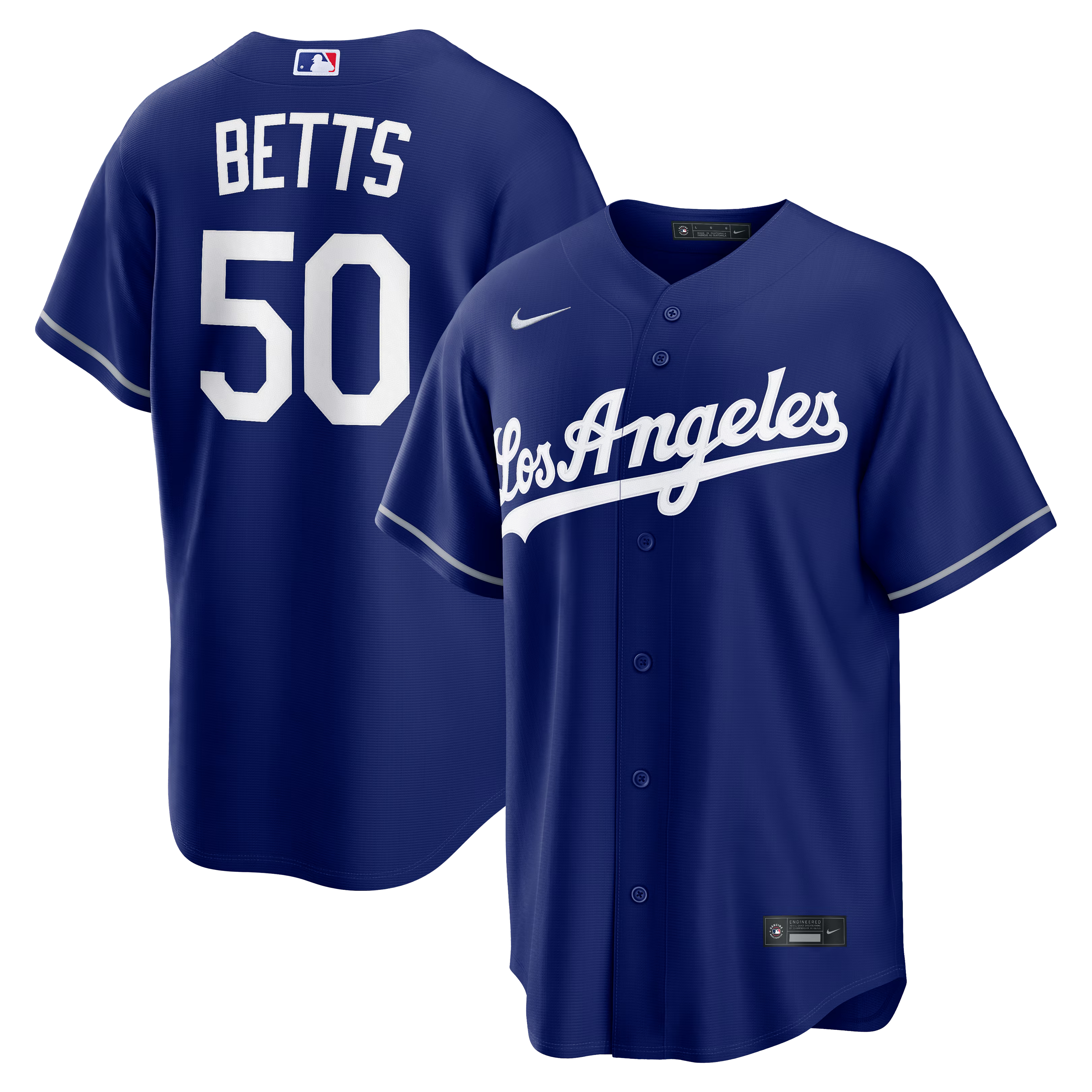 Selfika™ Los Angeles Edition Betts #50 Royal Knit Top – Men's Player Sportswear