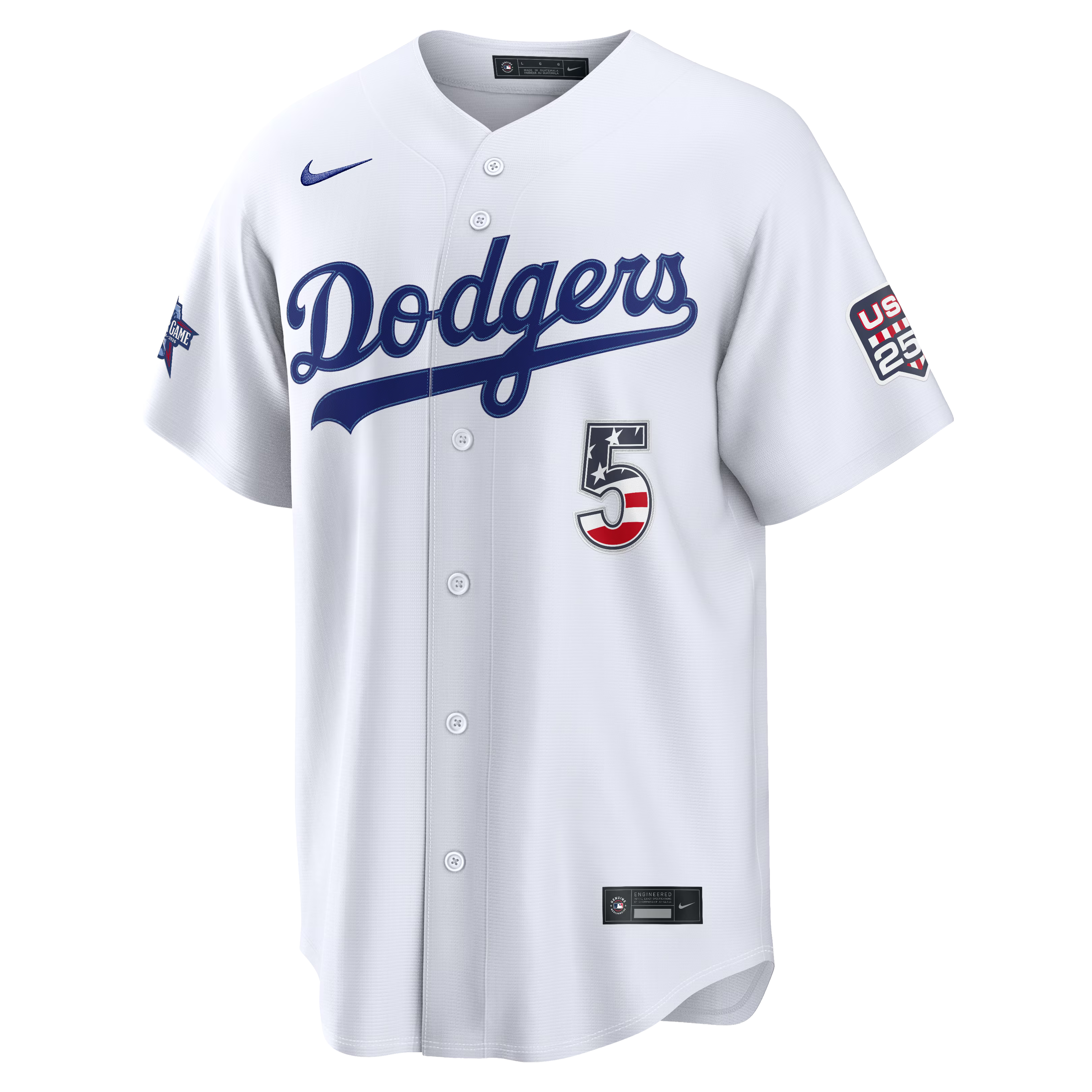 Selfika™ Los Angeles Edition Freeman #5 Stars & Stripes Knit Top – Men's Player Sportswear