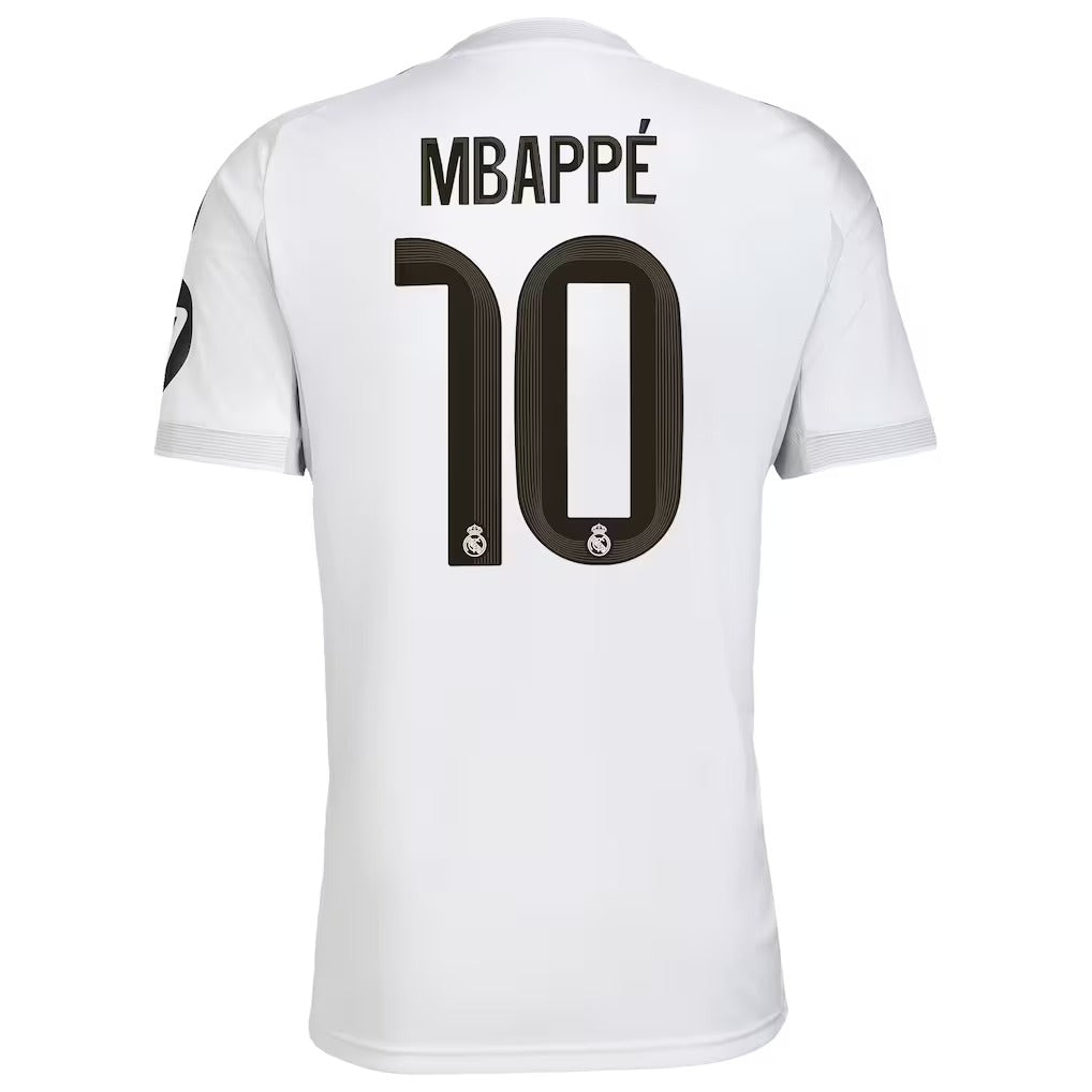 Selfika™ Madrid Classic White Soccer Jersey - 2025/26 Home Stadium Top (Mbappé Fan Edition)