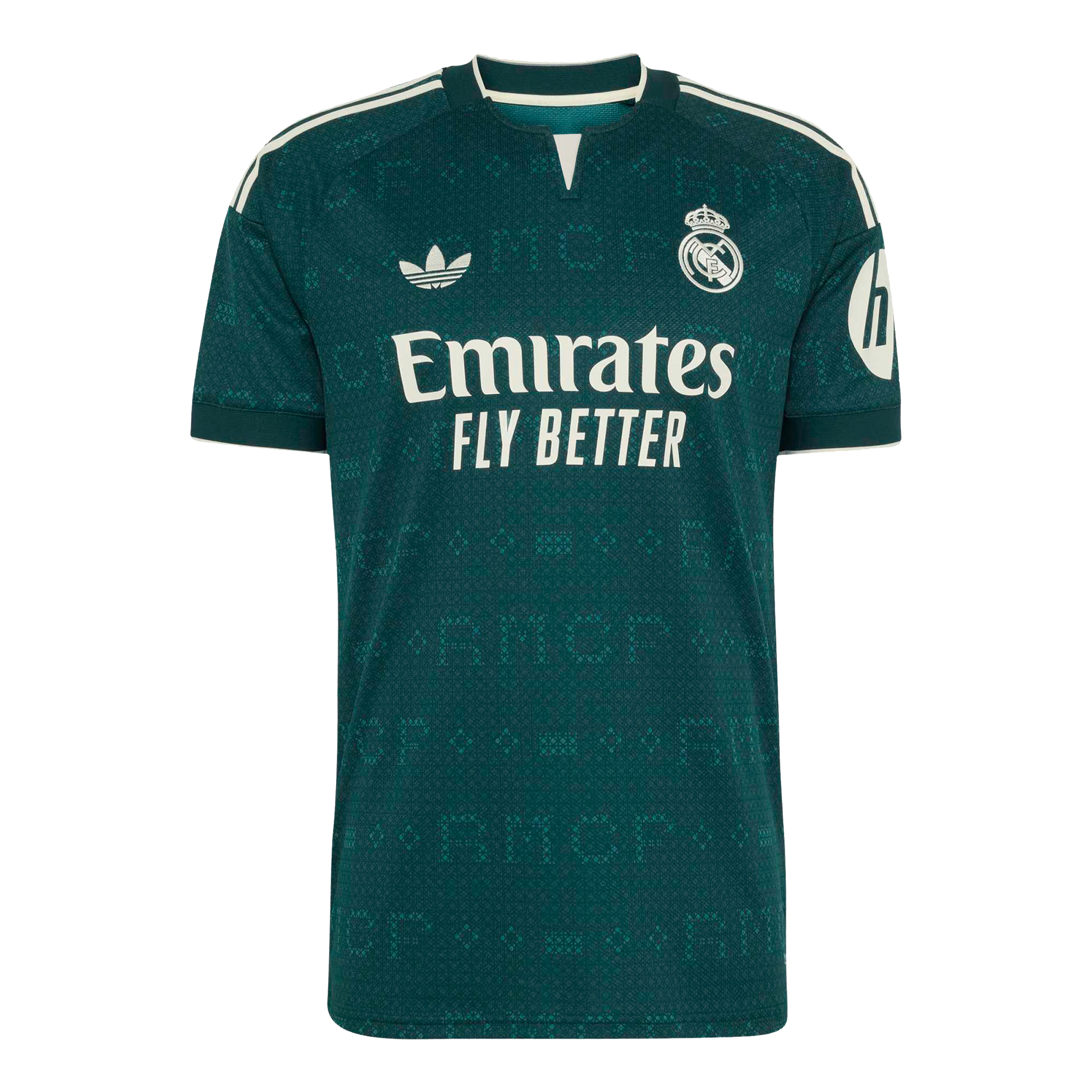 Selfika™ Madrid Edition Emerald Jacquard Top – Men's Dark Green Sport Jersey (Ronaldo #7)