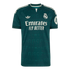 Selfika™ Madrid Edition Emerald Jacquard Top – Men's Dark Green Sport Jersey (Ronaldo #7)