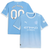 Selfika™ Manchester City Edition Light Blue Knit Top – Men's Custom Apparel