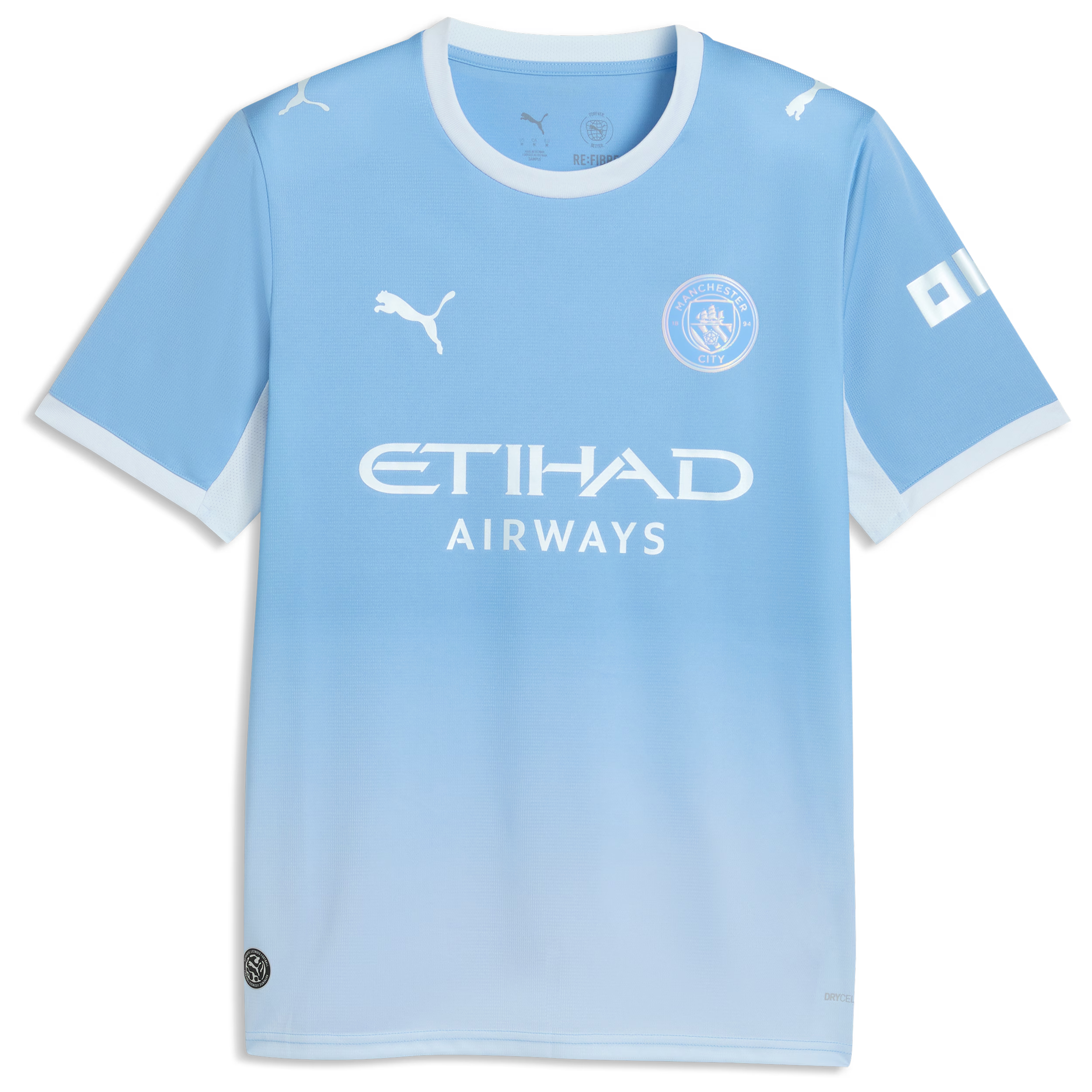 Selfika™ Manchester City Edition Light Blue Knit Top – Men's Custom Apparel