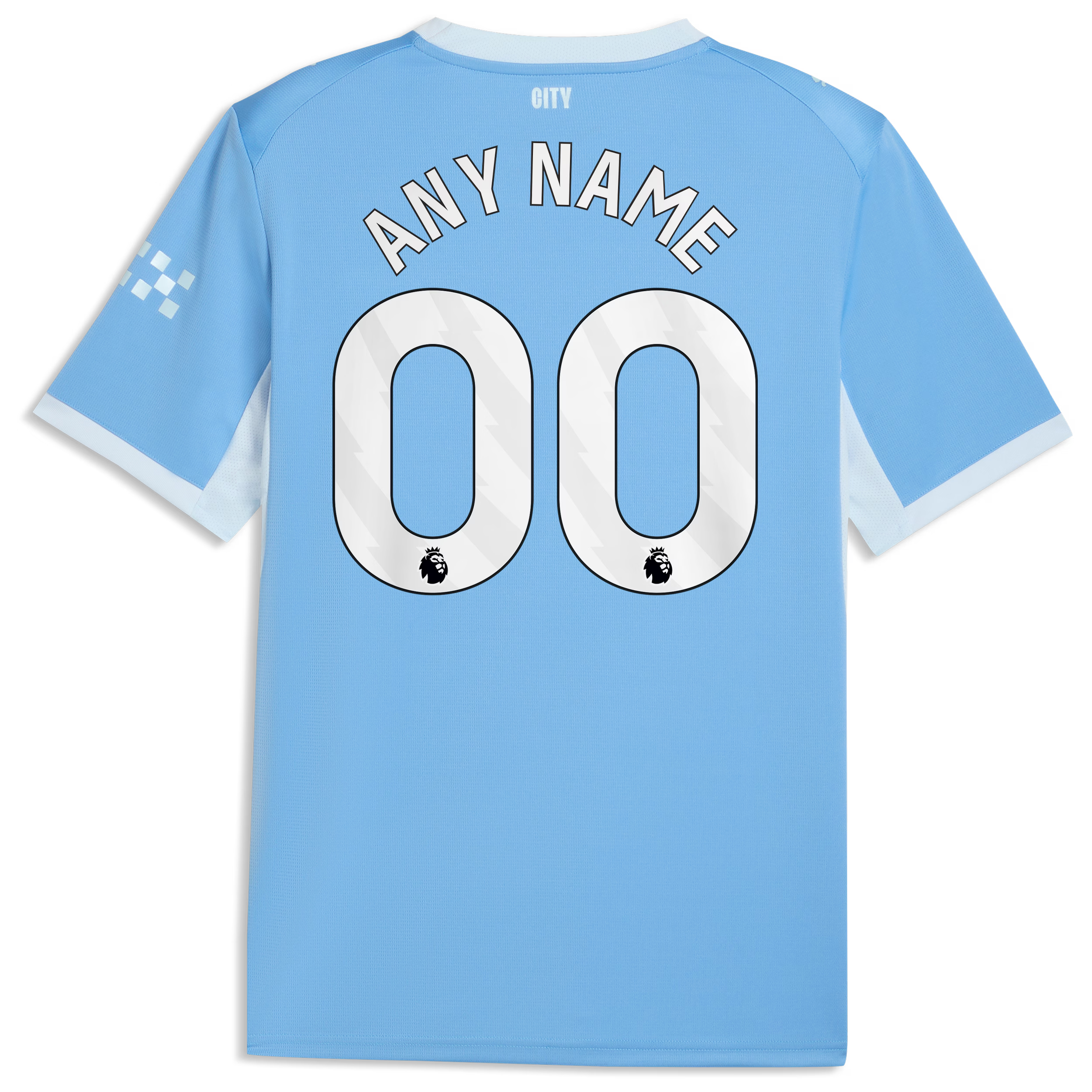 Selfika™ Manchester City Edition Light Blue Knit Top – Men's Custom Apparel