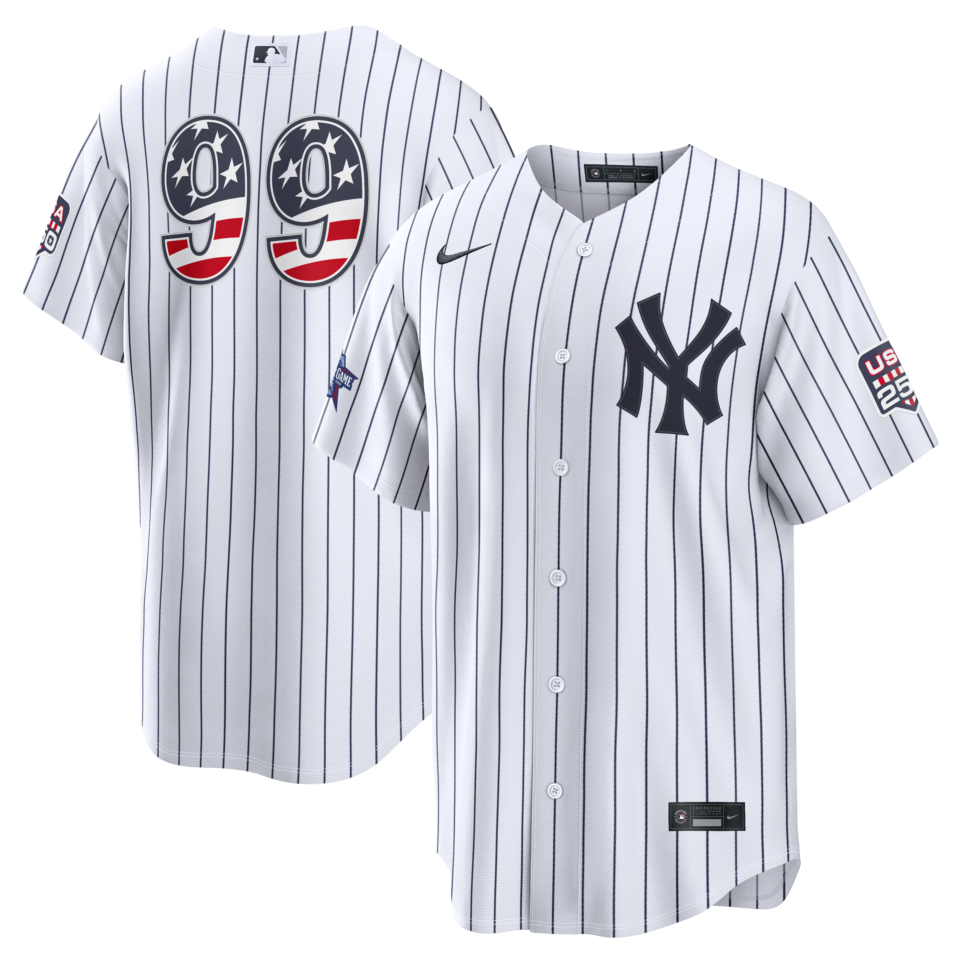 Selfika™ New York Edition Judge #99 Stars & Stripes Knit Top – Men's Player Sportswear