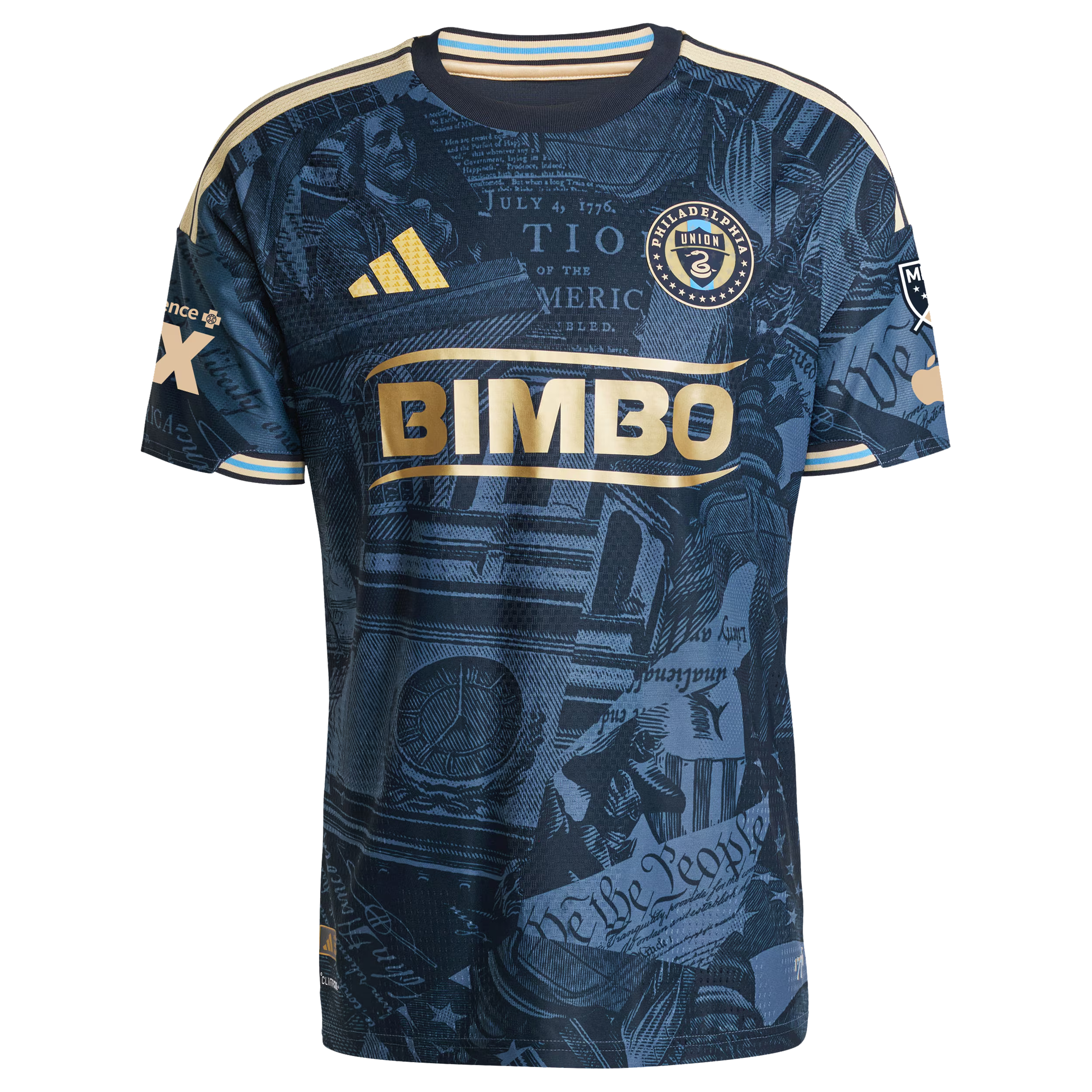 Selfika™ Philadelphia Patriot Edition 1776 Tech Top – Men's Navy Custom Name & Number Sport Top