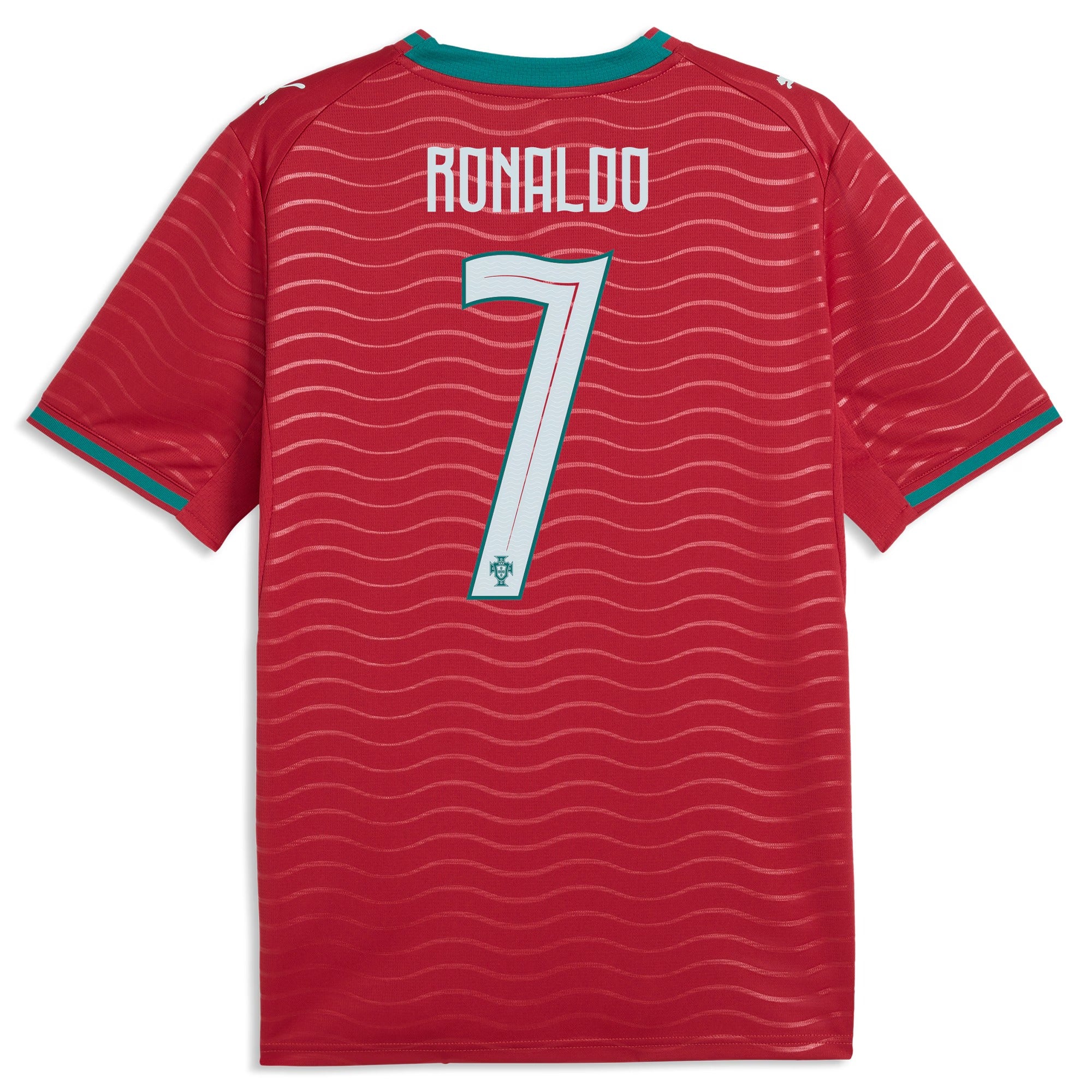 Selfika™ Portugal Classic Red Patterned Soccer Jersey - Men's Premium Edition Sport Top