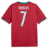 Selfika™ Portugal Classic Red Patterned Soccer Jersey - Men's Premium Edition Sport Top
