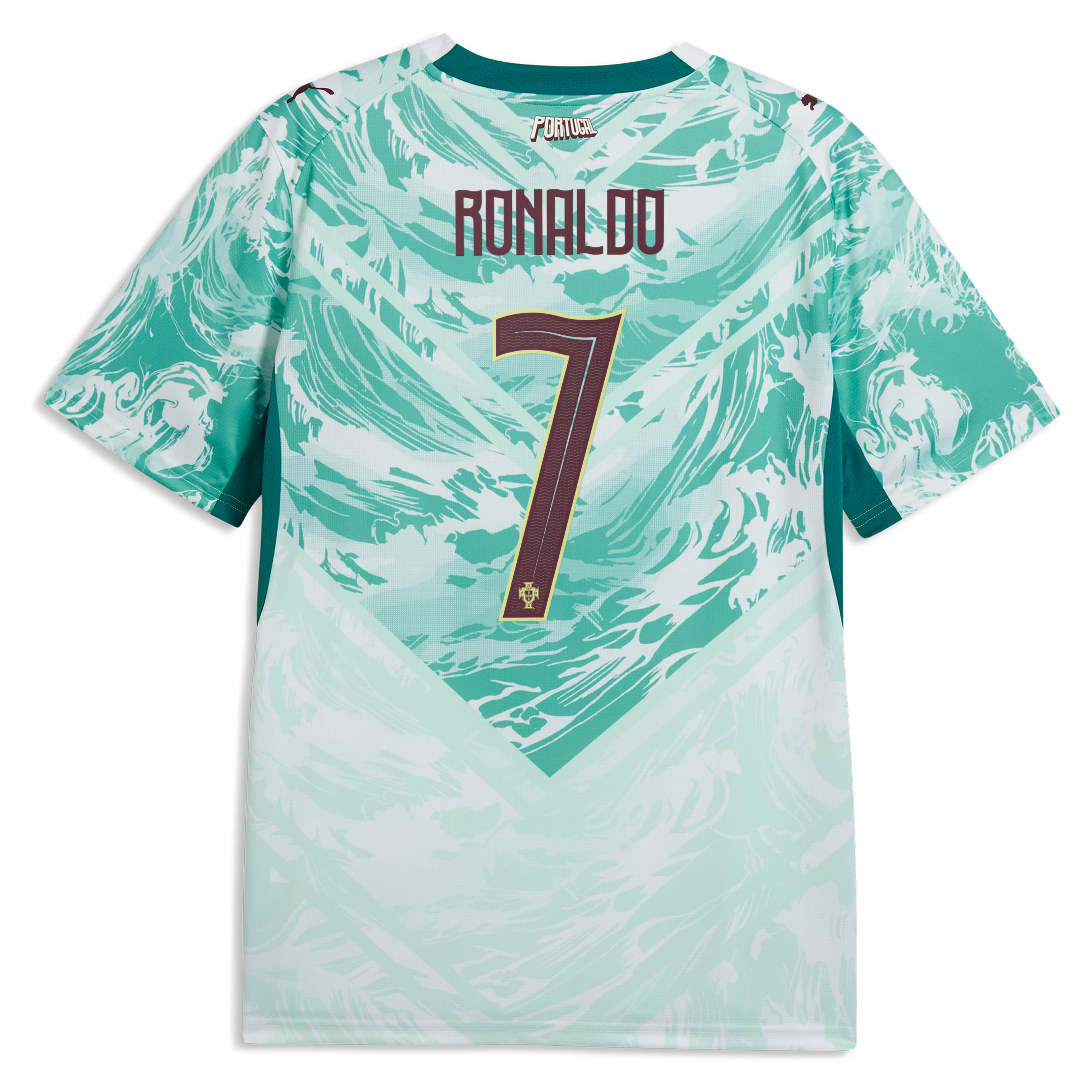 Selfika™ Portugal Classic White Graphic Soccer Jersey - Men's Premium Edition Sport Top