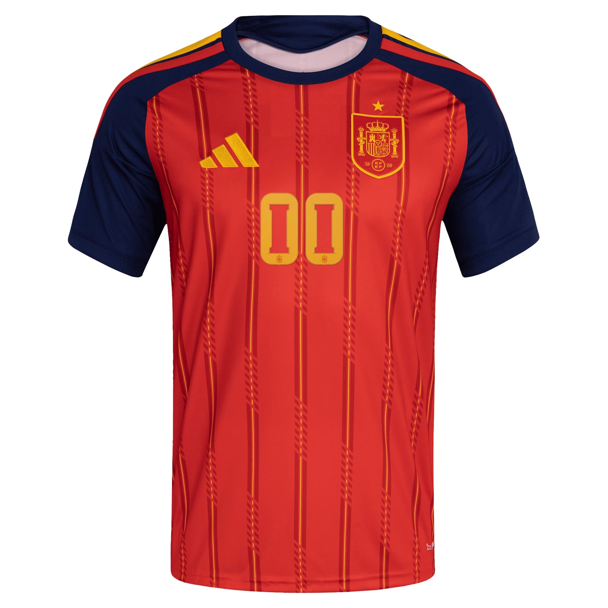 Selfika™ Spain Classic 2026 Home Custom Soccer Jersey - Men's Red Stadium Top
