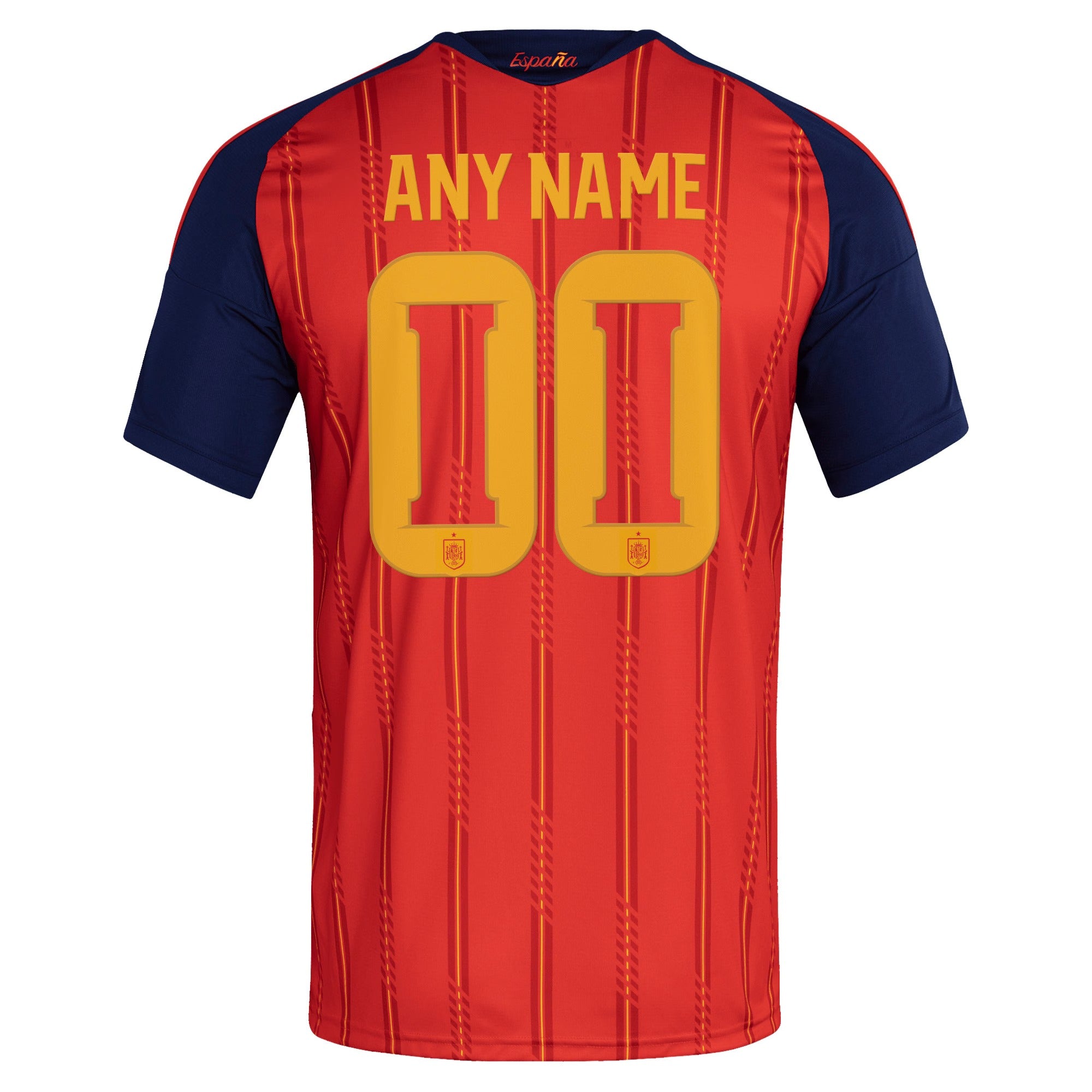Selfika™ Spain Classic 2026 Home Custom Soccer Jersey - Men's Red Stadium Top
