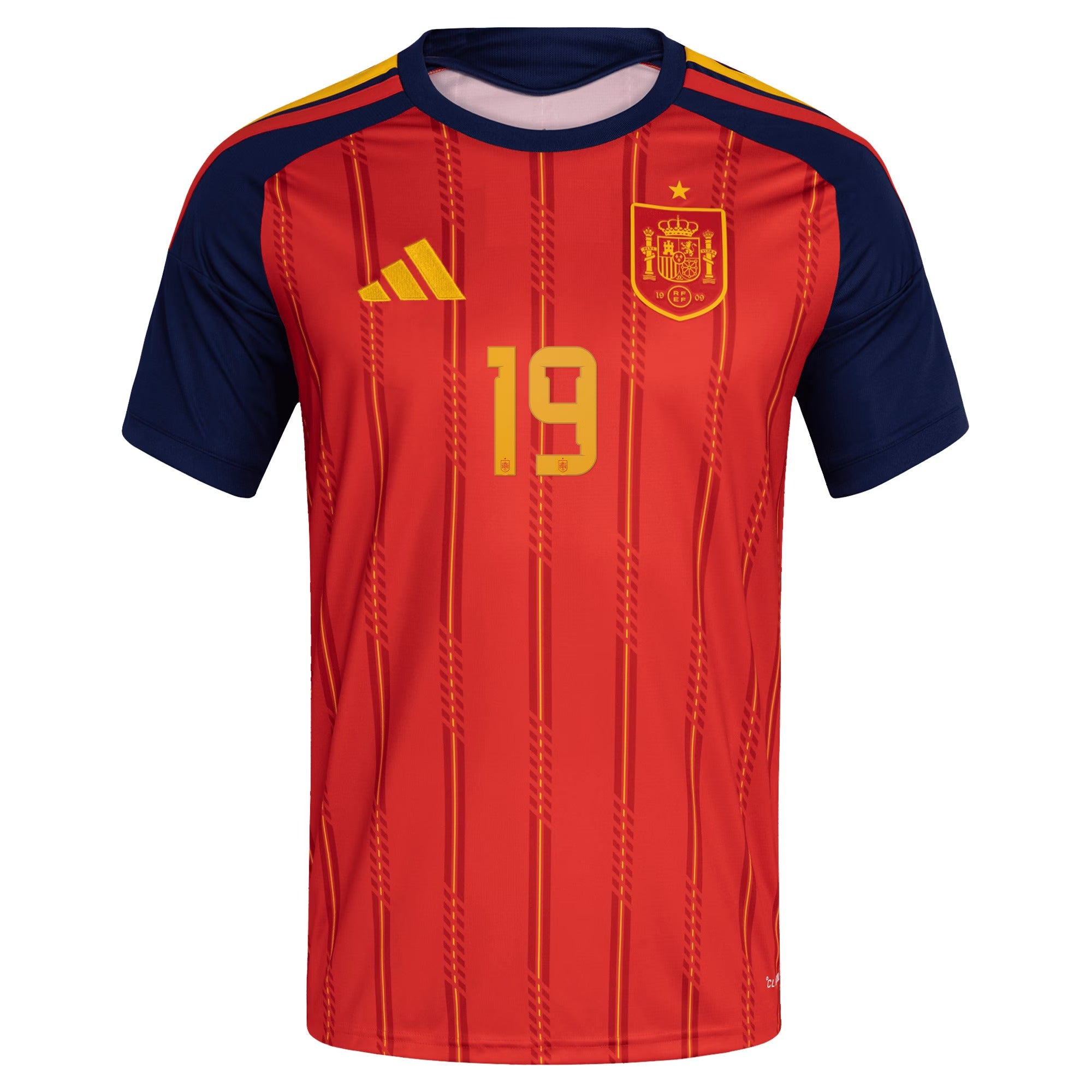 Selfika™ Spain Classic 2026 Home Soccer Jersey - Men's Red Stadium Top (Lamine Yamal Fan Edition)