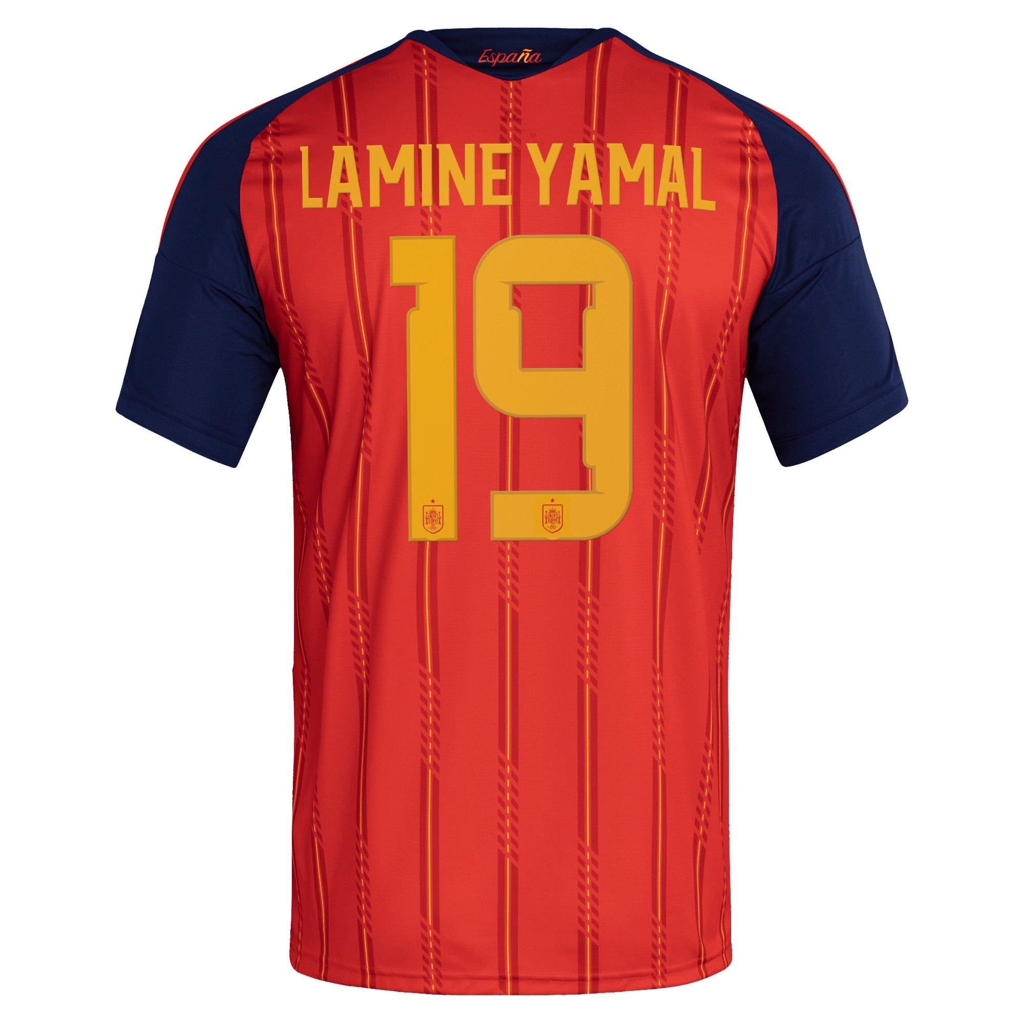 Selfika™ Spain Classic 2026 Home Soccer Jersey - Men's Red Stadium Top (Lamine Yamal Fan Edition)
