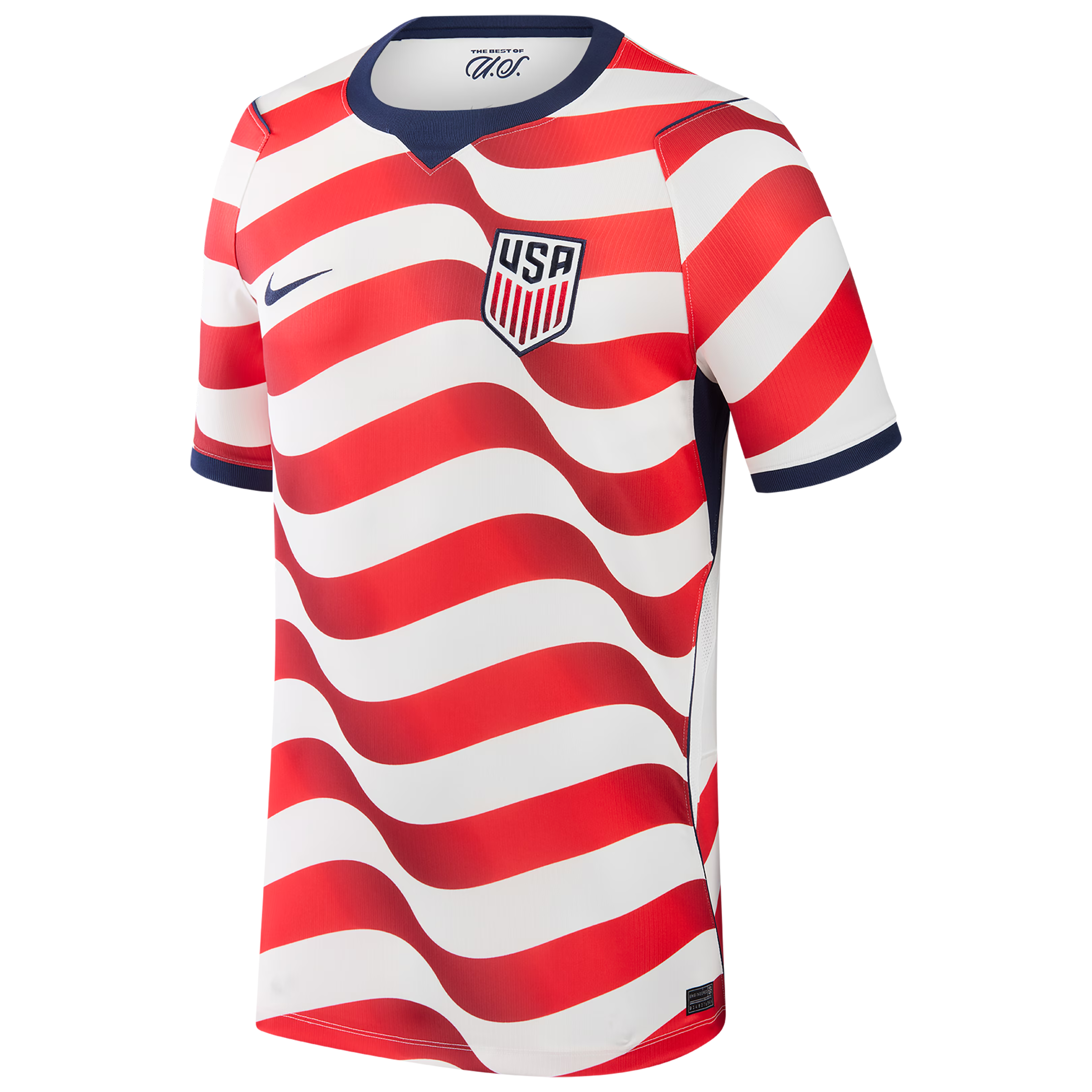 Selfika™ USA Classic Red White & Blue Custom Soccer Jersey - Men's Stadium Edition Sport Top