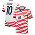 Selfika™ USA Classic Red White & Blue Soccer Jersey - Player Edition (Pulisic #10)