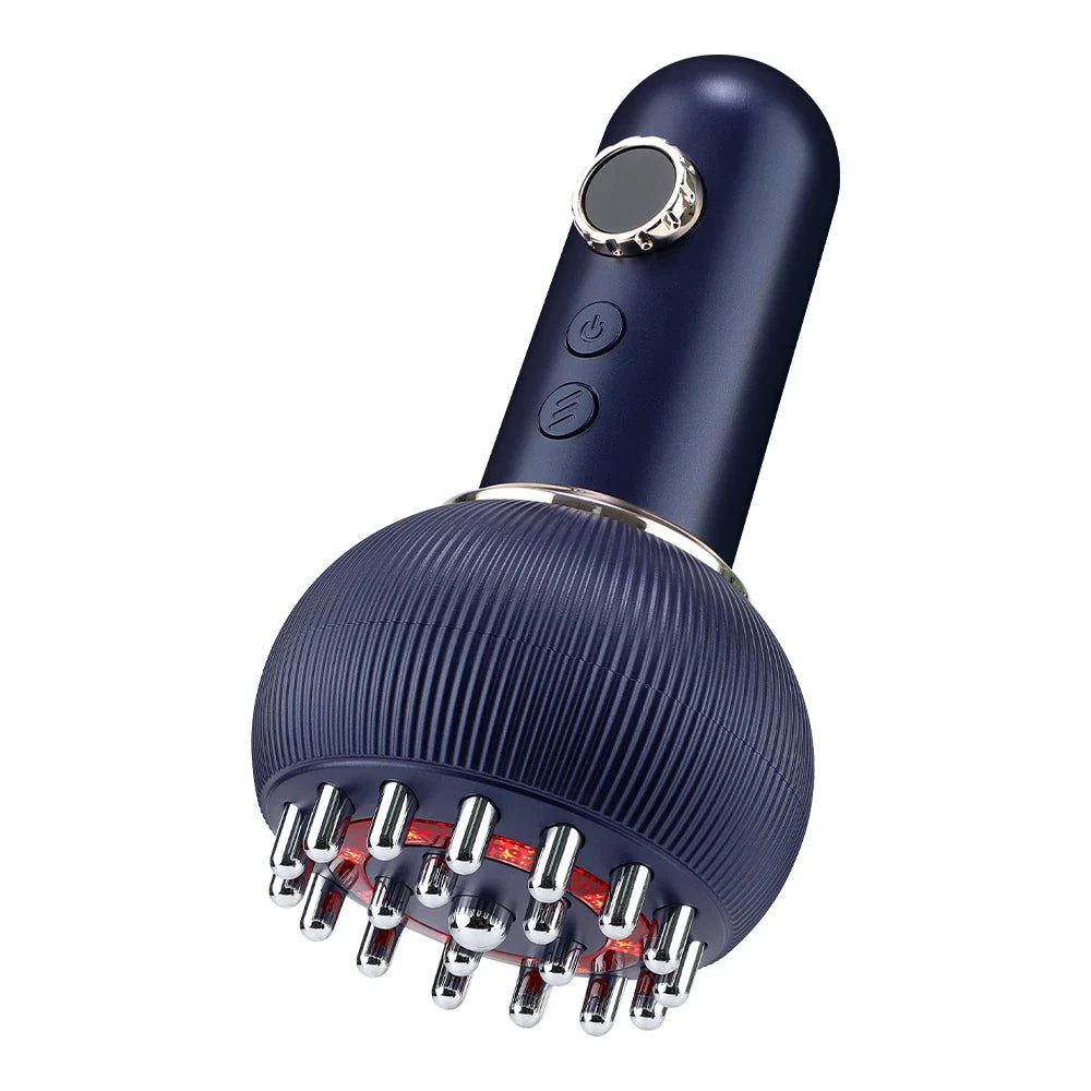Hailicare Electric Body Massage Brush – Rechargeable, Red Light, Microcurrent, Gua Sha & Heat Therapy
