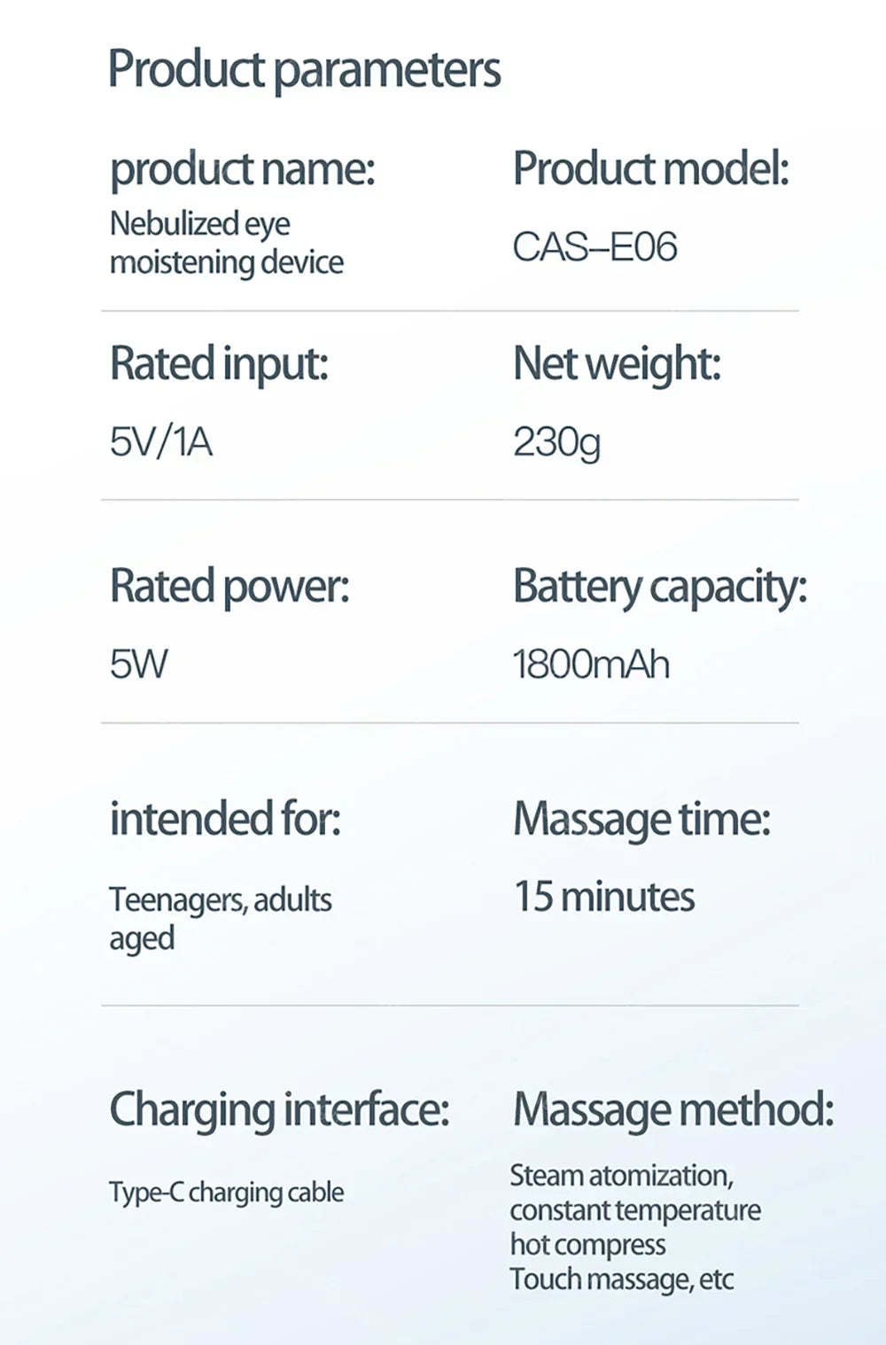 BXA Steam Eye Massager Warm Spa – Kneading Acupressure Massage Heat and Bluetooth Relaxation Aid