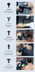Selfika™ Professional Triangle Massage Gun – High-Speed Deep Tissue Percussion Massager with 6 Massage Heads