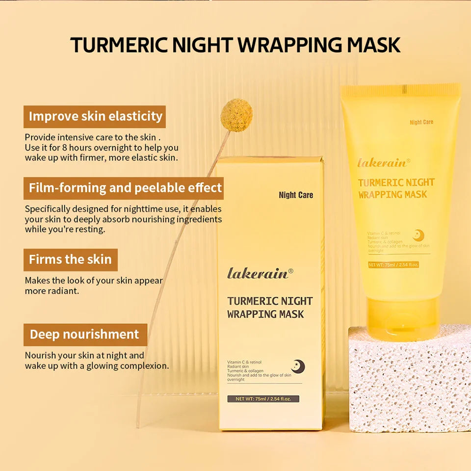 Selfika™ Collagen Night Wrapping Mask – Overnight Lifting & Deep Hydrating Peel-Off Mask (75ml)