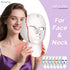 foreverlily 7-Color LED Face & Neck Light Therapy Mask – Wireless, Anti-Aging Appearance, Skin Tightening