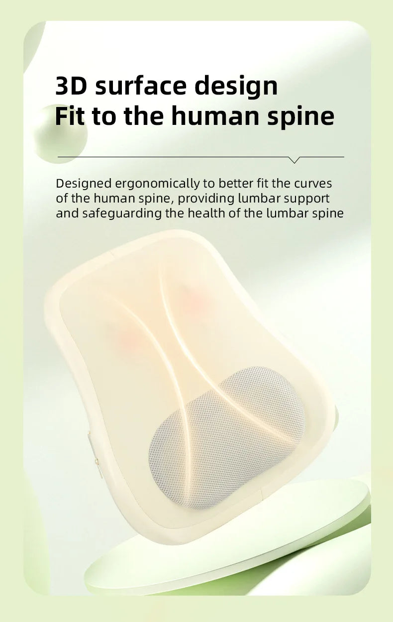 Selfika Cordless Lower Back Massager with Deep-Tissue Heat Therapy & Rechargeable Battery