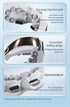 BXA Steam Eye Massager Warm Spa – Kneading Acupressure Massage Heat and Bluetooth Relaxation Aid
