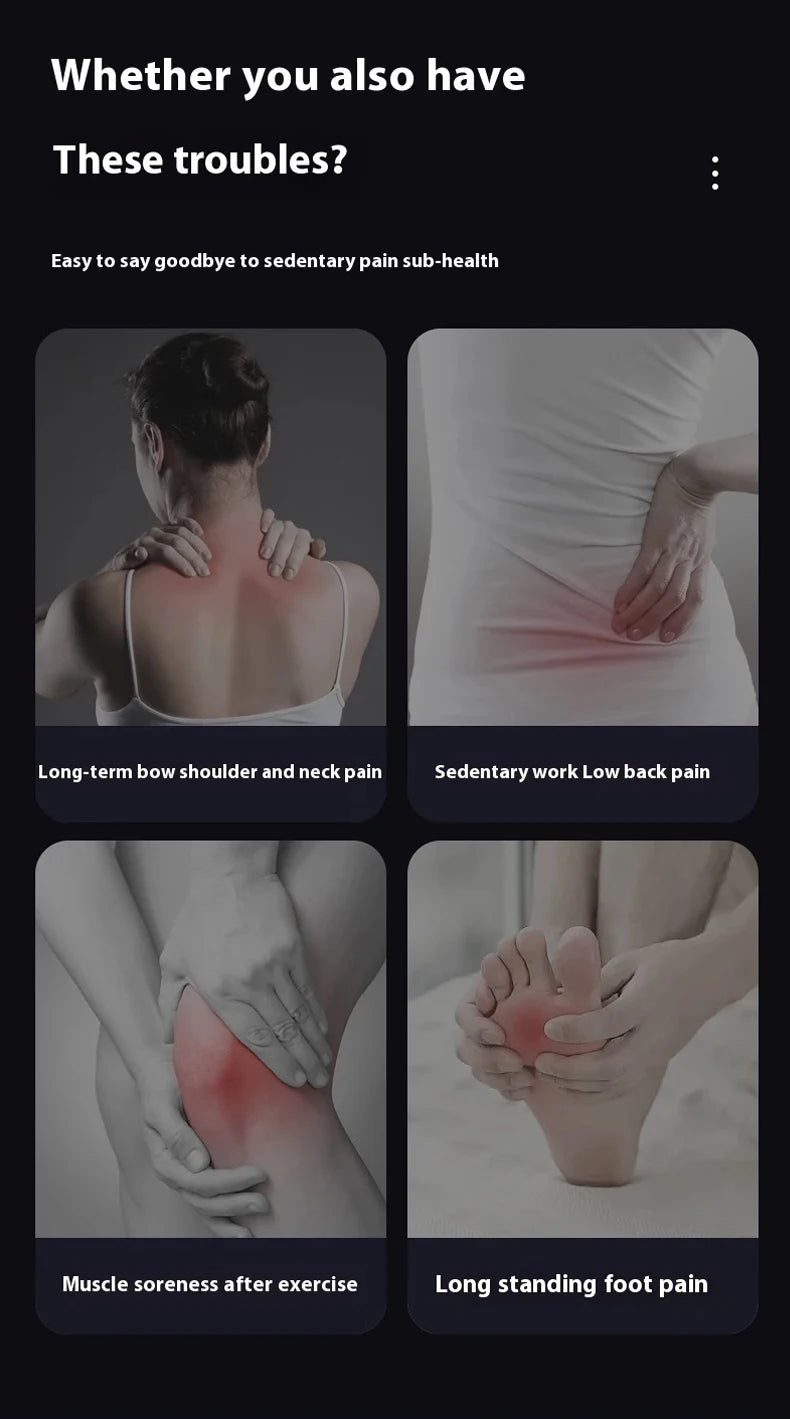 Portable Percussion Massager Gun – Four-Head Deep Tissue Fascia Relaxation Tool