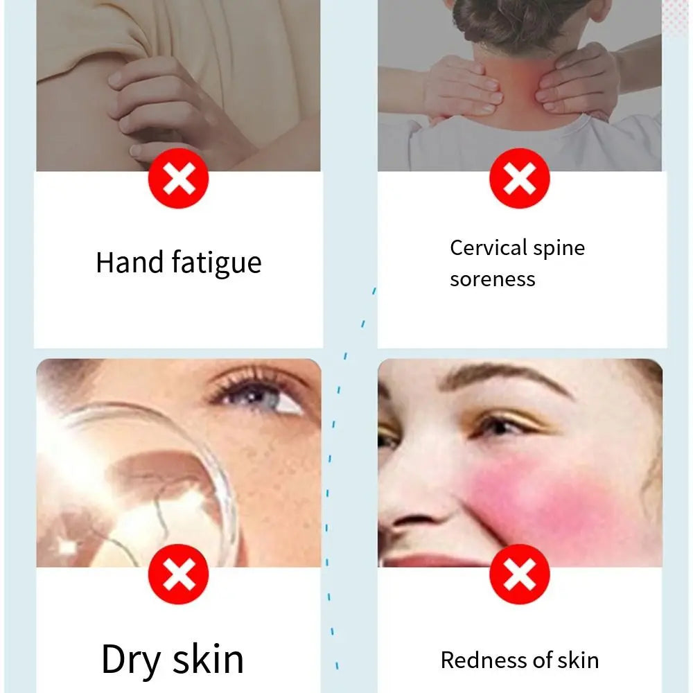 LEKGAVD Silicone Ice Face Roller & Gua Sha Mold – Cold Therapy, Face Lifting, Contouring Tool