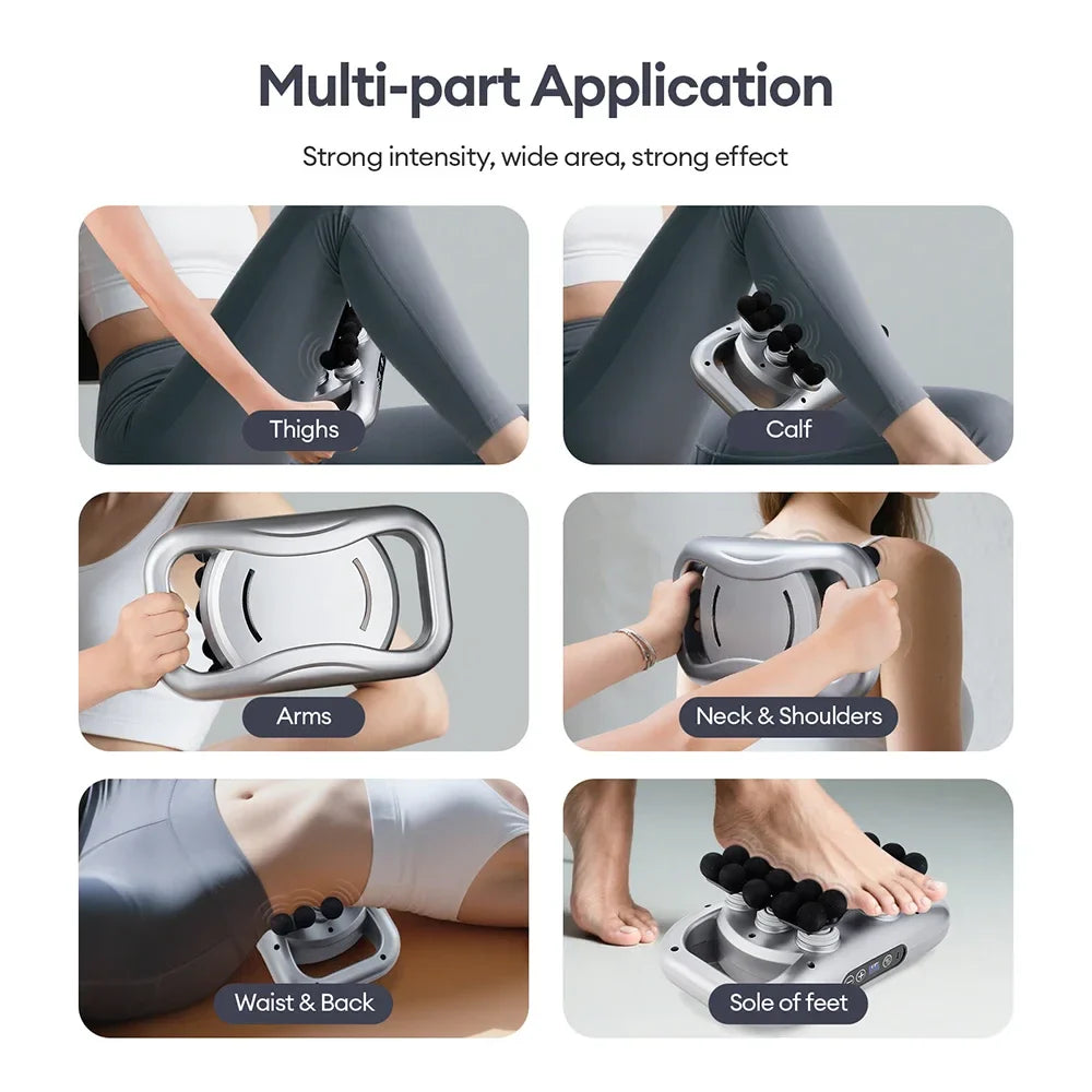 Selfika™ Professional Muscle Massage Gun – 9 Modes Deep Tissue Percussion Massager for Full Body Recovery