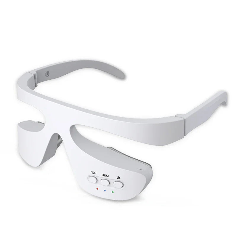vilnason 3D Visual Eye Massager – Red Light, EMS Micro-Current, Heat for Dark Circle Appearance and Relaxation