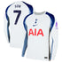 Son Heung-Min Tottenham Hotspur Selfika 2025/26 Home Long Sleeve Jersey - White