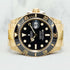 Selfika™ Men's Submariner Gold and Black Watch 116610LN