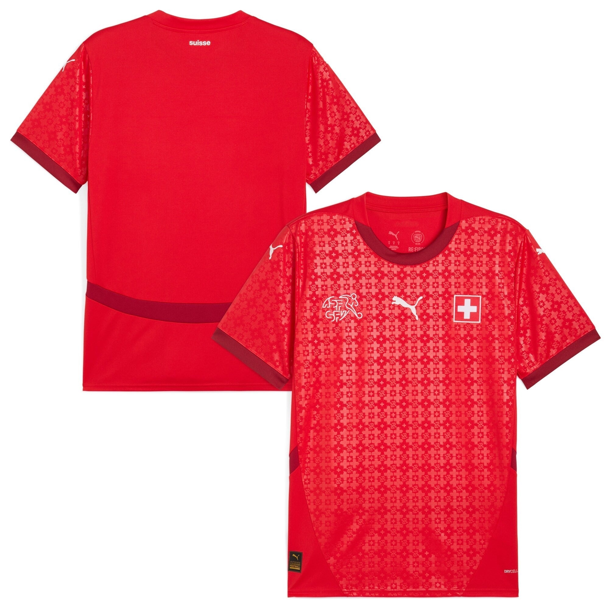 Switzerland National Team Selfika 2025/26 Custom Jersey - Red