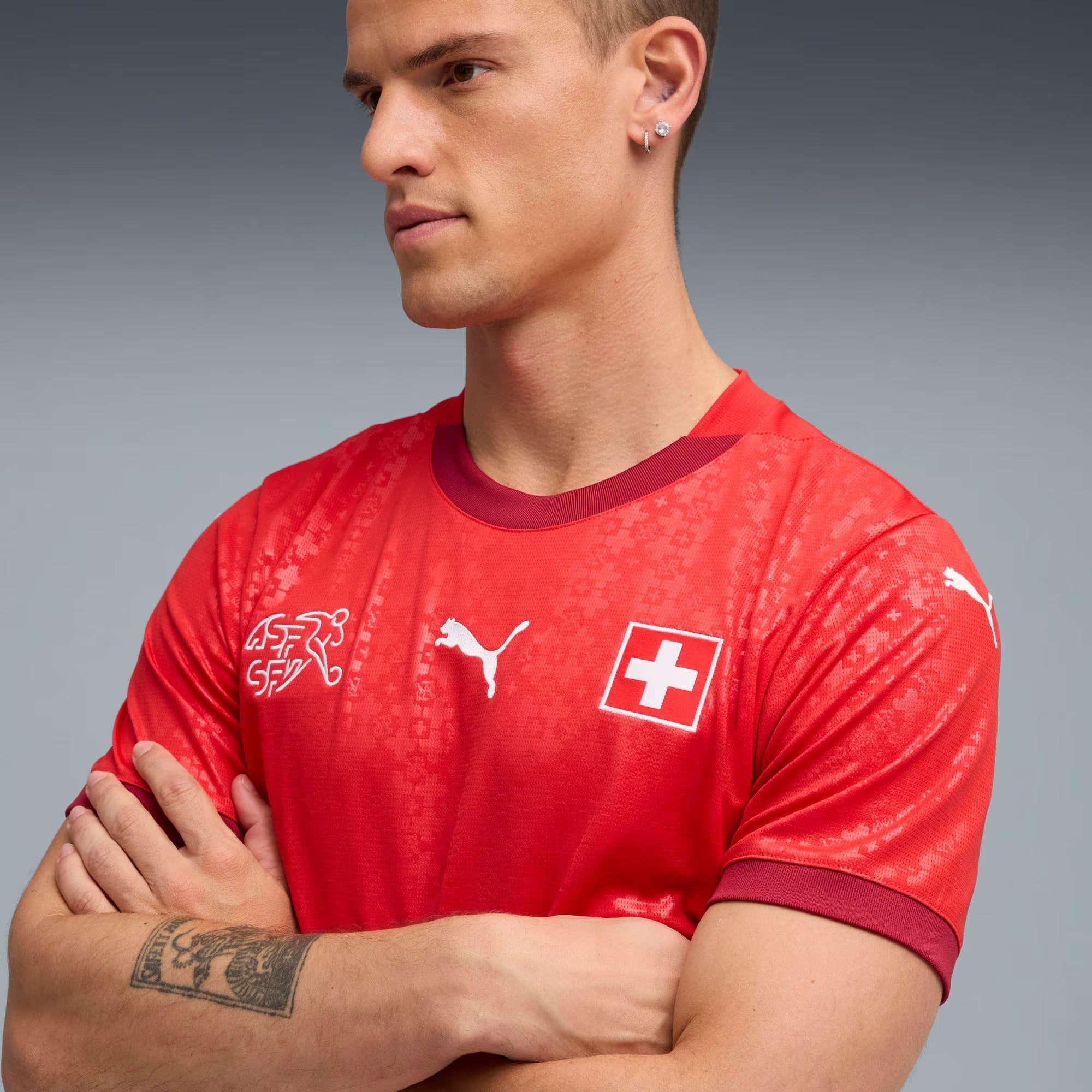 Switzerland National Team Selfika 2025/26 Custom Jersey - Red