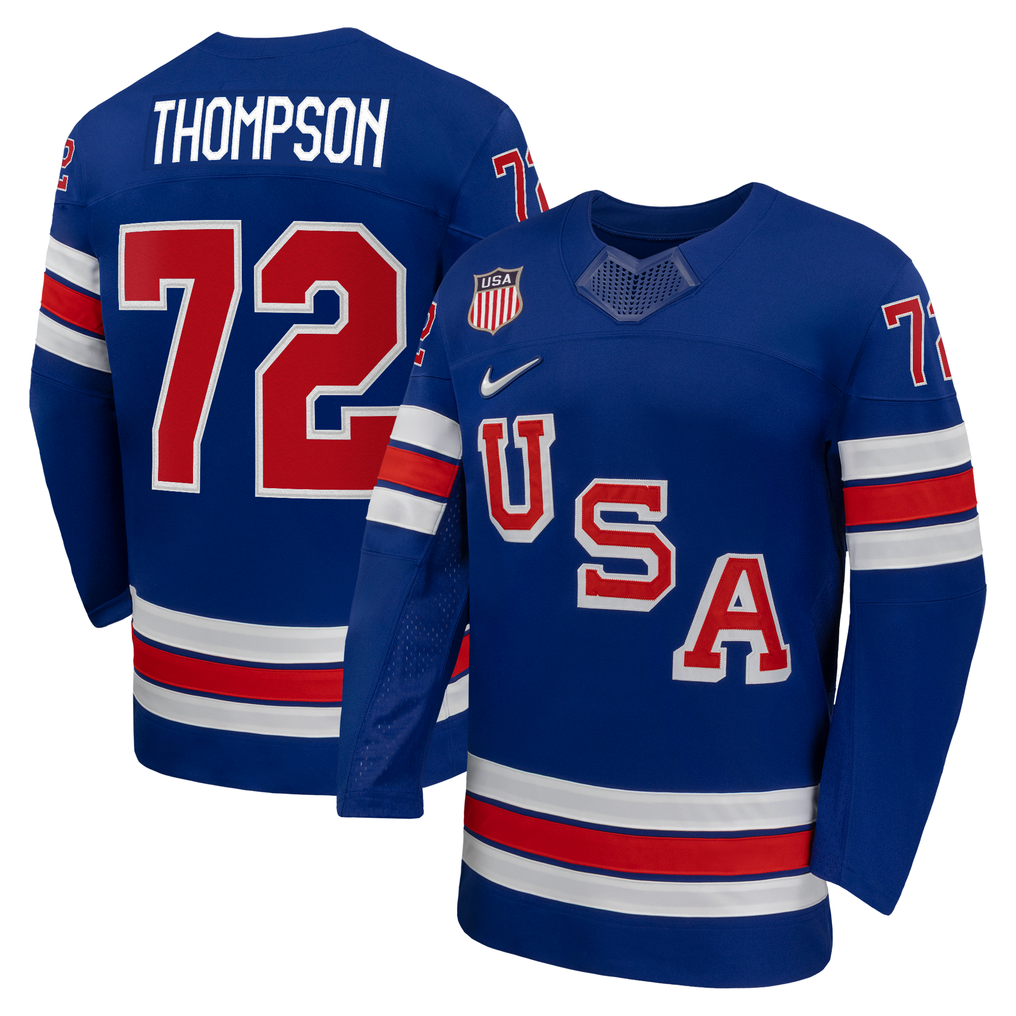 Tage Thompson #72 USA Hockey 2026 Home Jersey - Nike Royal - Jersey Teams World