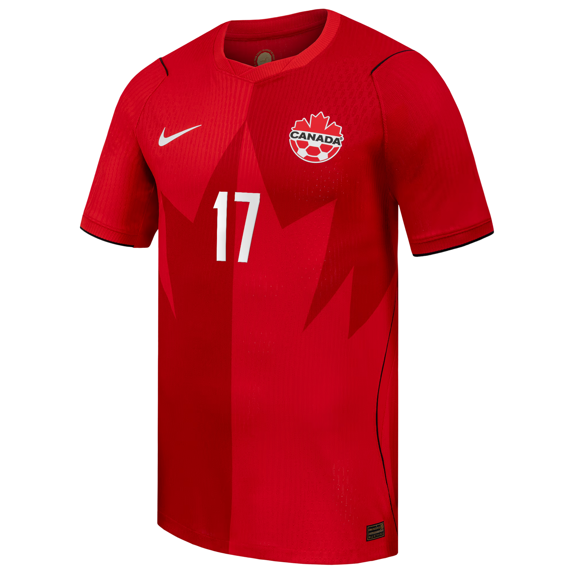 Tajon Buchanan Canada Soccer Nike 2026 Home Match Authentic Jersey - Red - Jersey Teams World