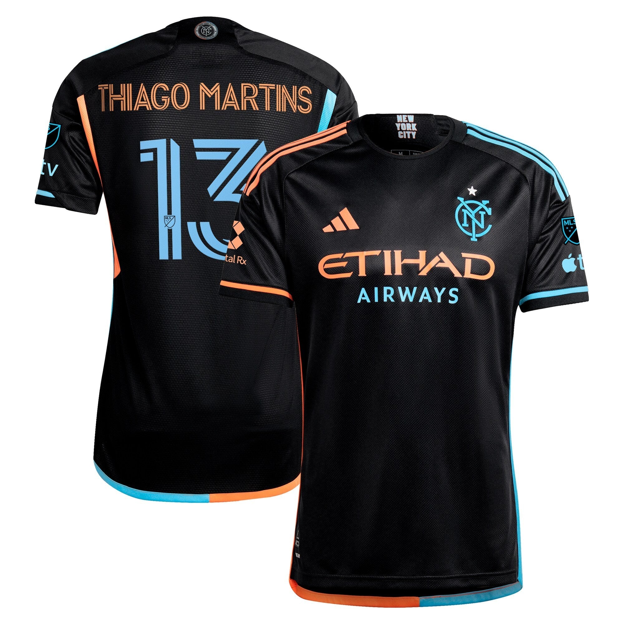 Thiago Martins New York City FC - 2024 24/7 Kit Player Jersey – Black