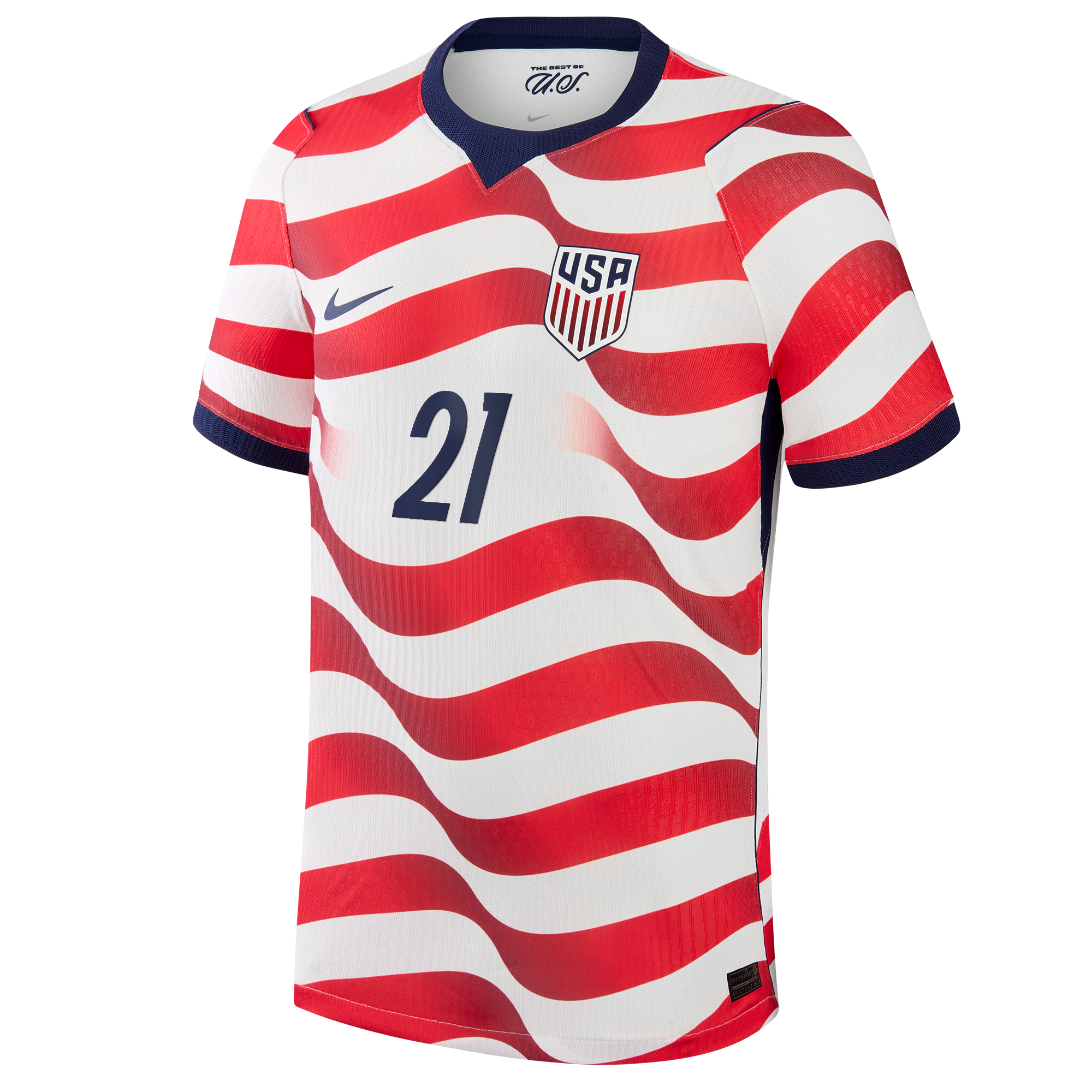 Timothy Weah USMNT Nike 2026 Home Match Jersey - White - Jersey Teams World