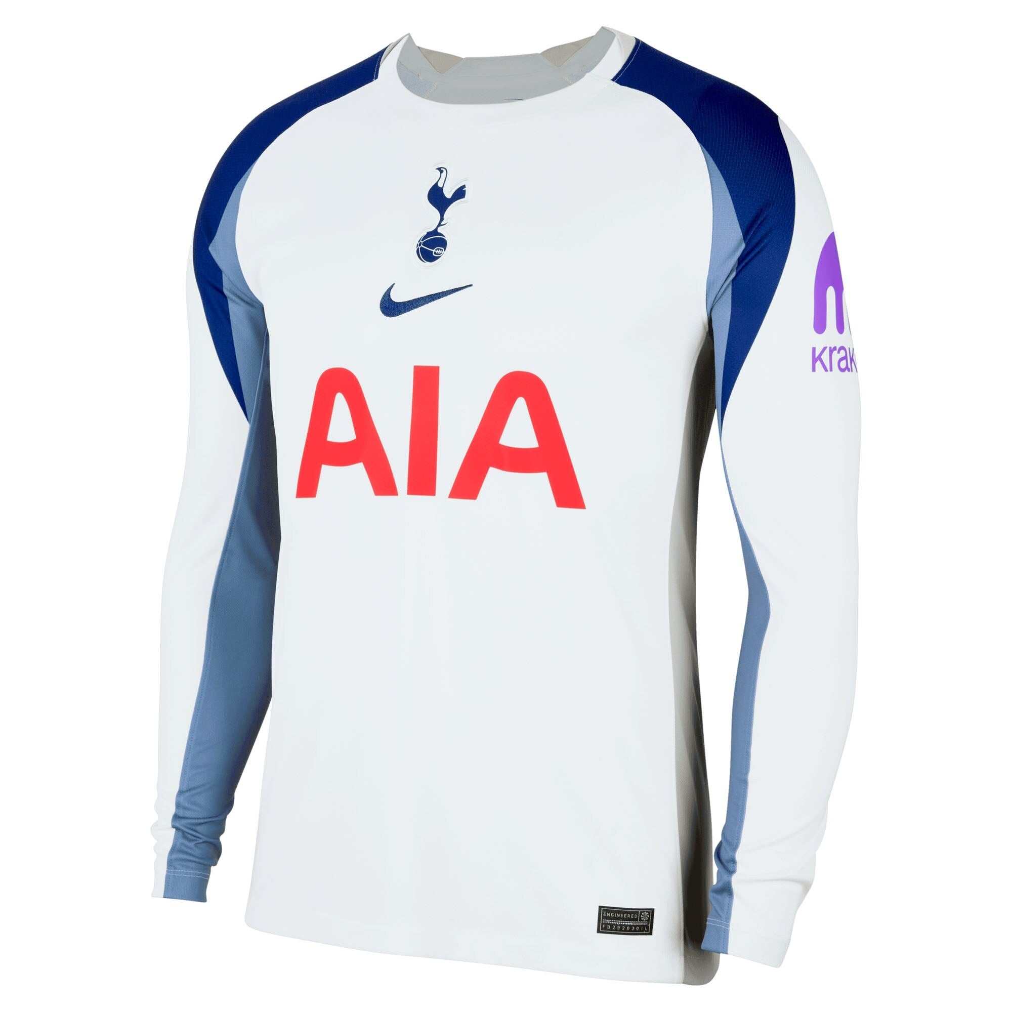 Tottenham Hotspur Selfika 2025/26 Home Long Sleeve Jersey - White