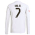 Vini Jr. Real Madrid Selfika 2025/26 Home Long Sleeve Jersey - White